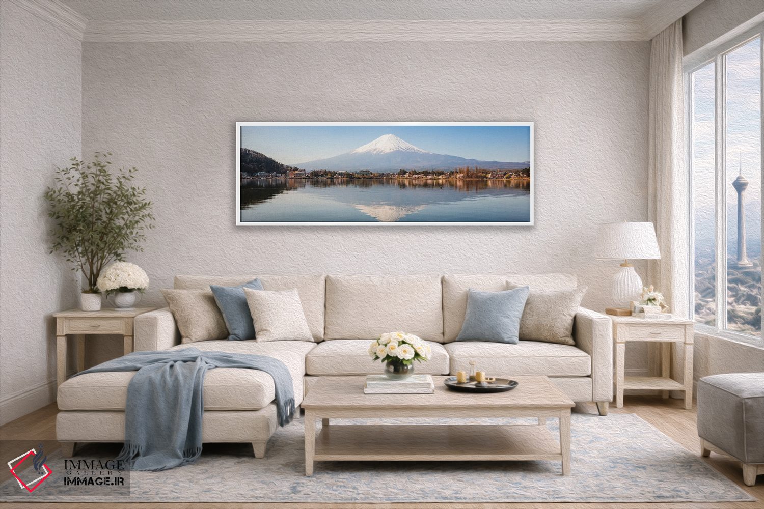 تابلو دکوراتیو Japan III,کوه فوجی، ژاپن ۳ اثر ماتئو کولومبو - D4W