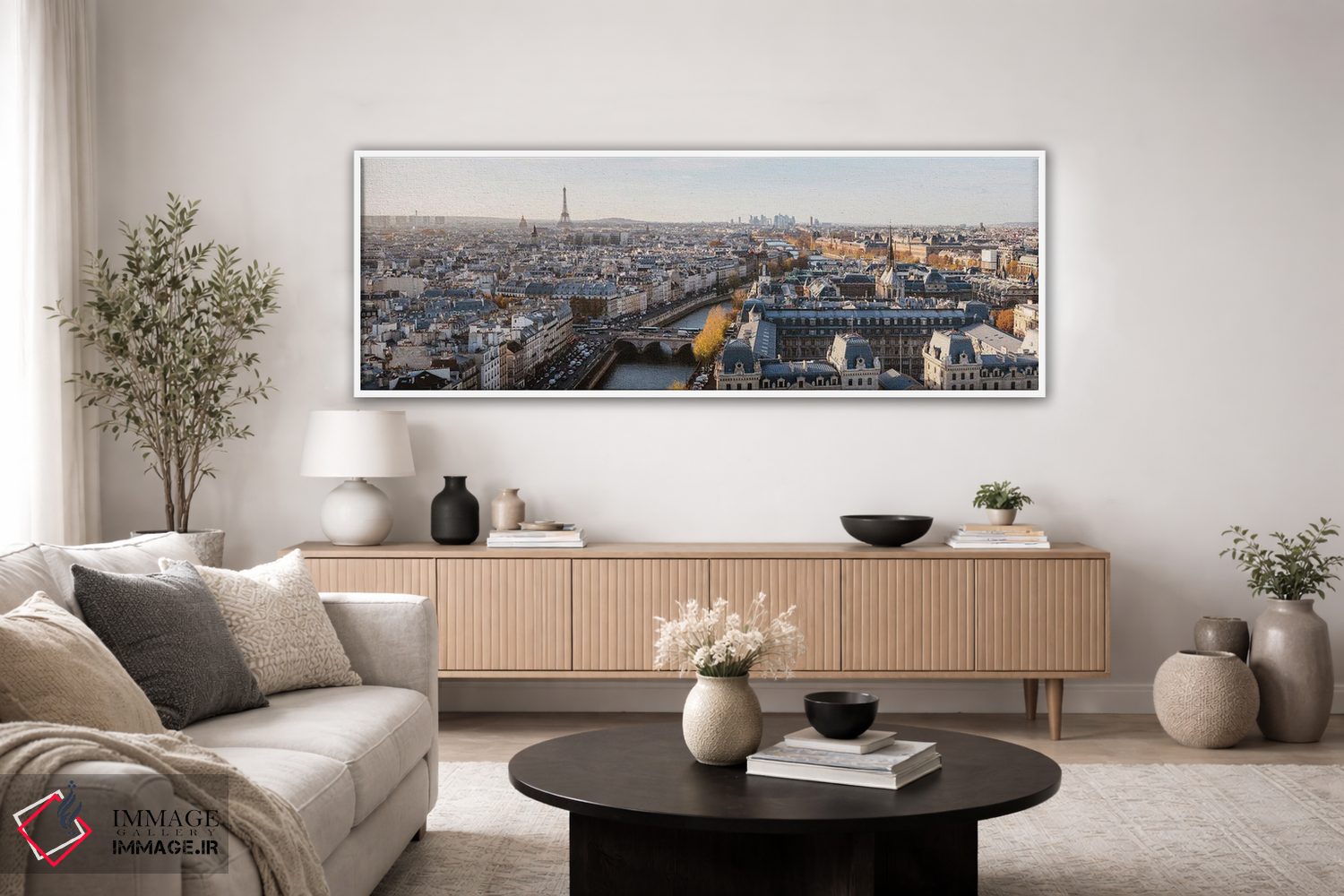 تابلو دکوراتیو پانورامای پاریس اثر ماتئو کولومبو - D3W