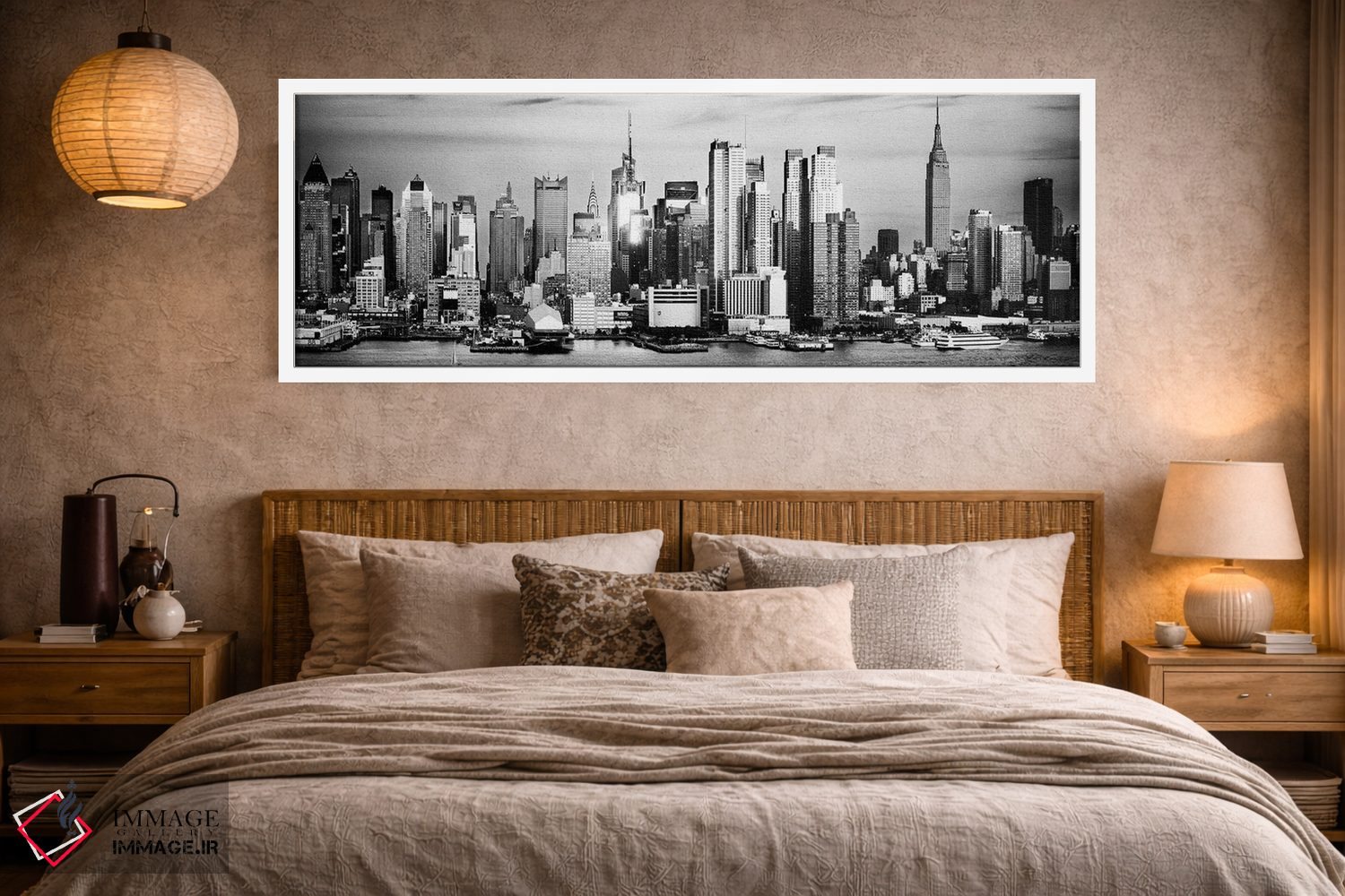 تابلو دکوراتیو خط افق کلاسیک نیویورک اثر ماتئو کولومبو - D4W