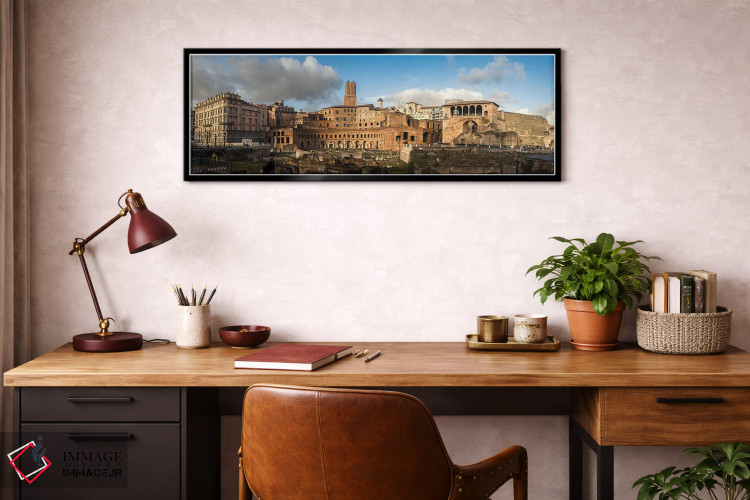 تابلو دکوراتیو Rome,فوروم تراجان، رم اثر ماتئو کولومبو - D2B