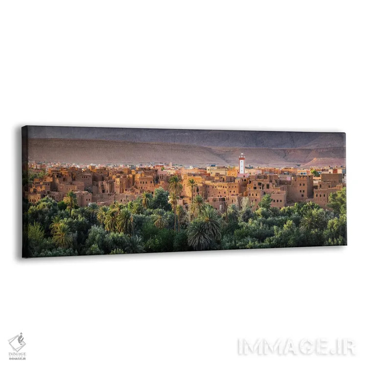 تابلو دکوراتیو Morocco,غروب بر قلعه قدیمی، مراکش اثر ماتئو کولومبو - نمای پرسپکتیو محصول