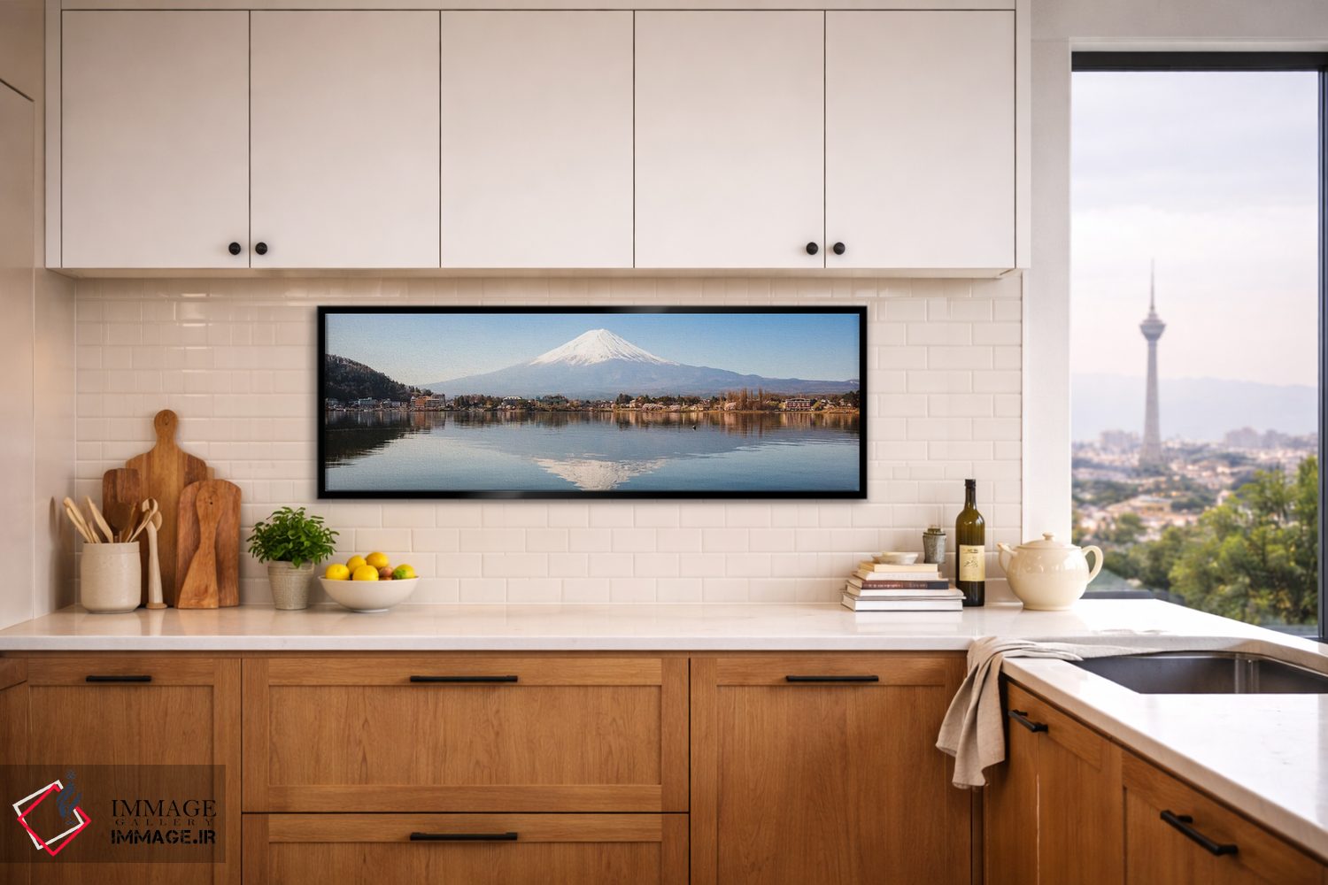 تابلو دکوراتیو Japan III,کوه فوجی، ژاپن ۳ اثر ماتئو کولومبو - D6B