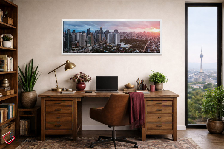 تابلو دکوراتیو Manila,خط افق ماکاتی، مانیل اثر ماتئو کولومبو - D2W