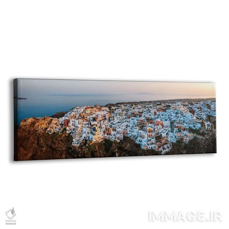 تابلو دکوراتیو Santorini,اویا زیبای سانتورینی اثر ماتئو کولومبو - نمای پرسپکتیو محصول