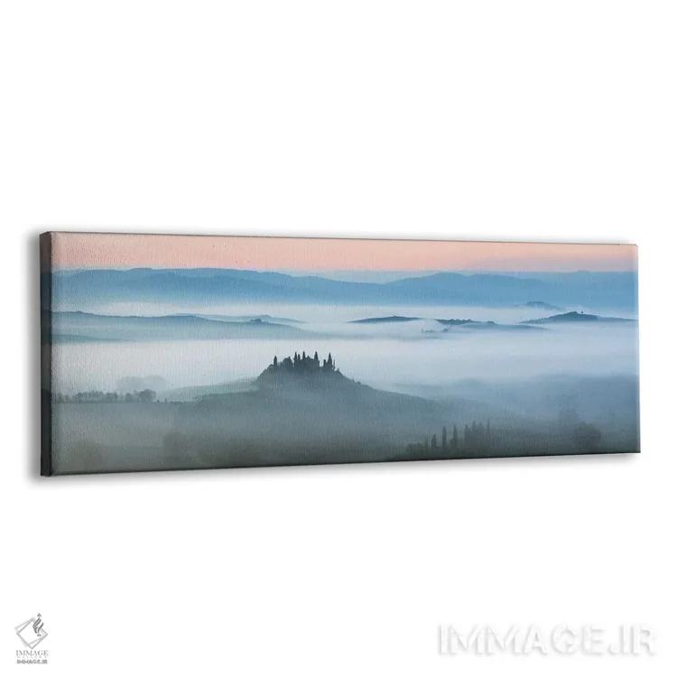 تابلو دکوراتیو Tuscany, Italy,وال درچیا در مه، توسکانی، ایتالیا اثر ماتئو کولومبو - نمای پرسپکتیو محصول