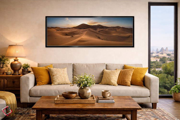 تابلو دکوراتیو Morocco,غروب در صحرای ساهارا، مراکش اثر ماتئو کولومبو - D6B