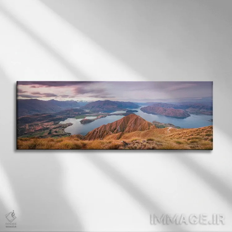 تابلو دکوراتیو Wanaka, New Zealand,کوه روی، واناکا، نیوزیلند اثر ماتئو کولومبو - نمای روبهرو روی دیوار