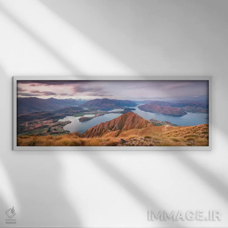 تابلو دکوراتیو Wanaka, New Zealand,کوه روی، واناکا، نیوزیلند اثر ماتئو کولومبو - نمای قابدار سفید