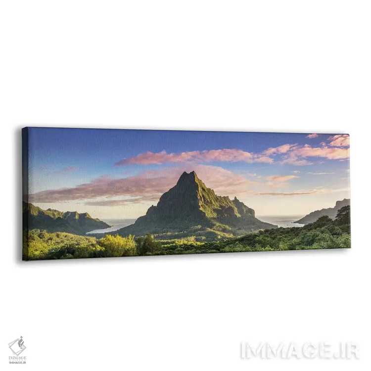 تابلو دکوراتیو French Polynesia,طلوع خورشید بر فراز موره آ، پلی نزی فران… اثر ماتئو کولومبو - نمای پرسپکتیو محصول