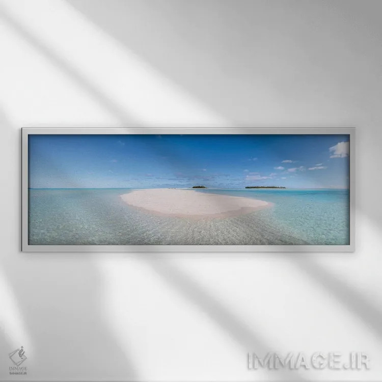 تابلو دکوراتیو Cook Islands,بهشت استوایی، جزایر کوک اثر ماتئو کولومبو - نمای قابدار سفید