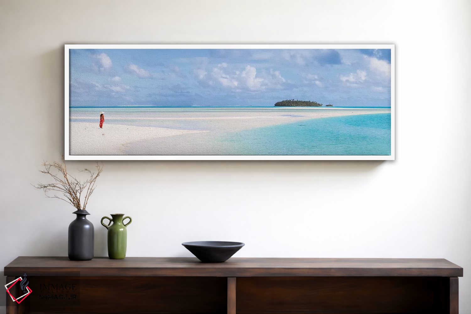 تابلو دکوراتیو Cook Islands,منظره پانورامای آیتوتاکی، جزایر کوک اثر ماتئو کولومبو - D1W