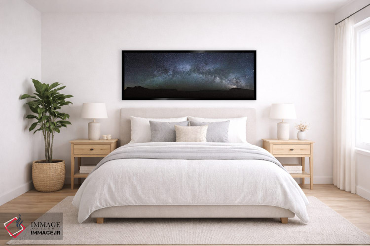 تابلو دکوراتیو پانورامای کهکشان راه شیری اثر ماتئو کولومبو - D6B