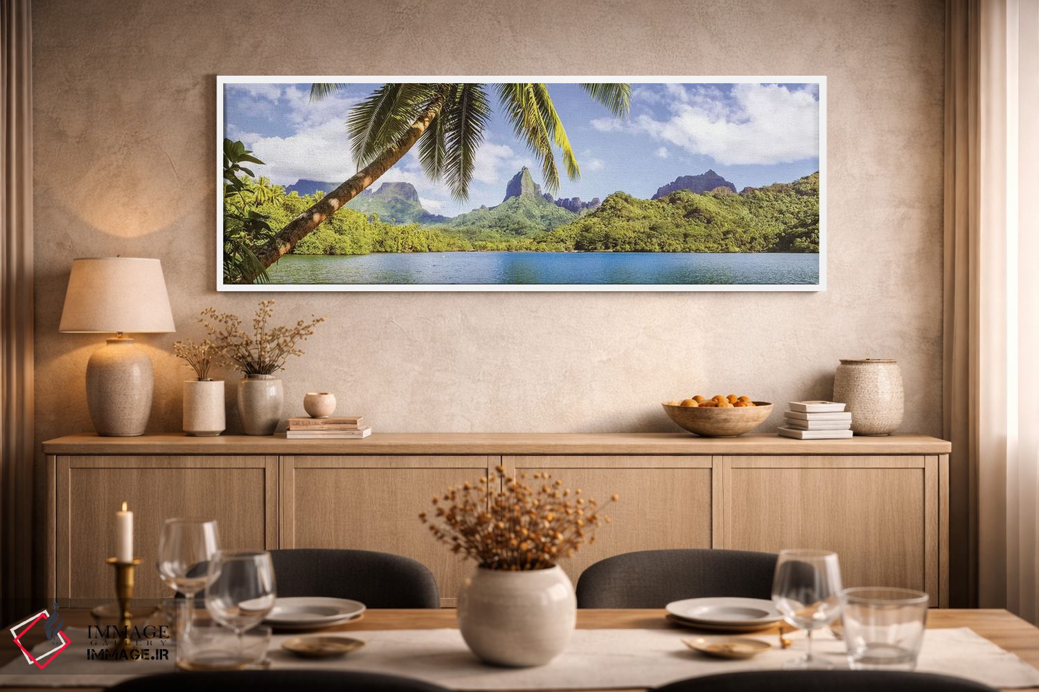 تابلو دکوراتیو French Polynesia,موره آ، پلی نزی فرانسه اثر ماتئو کولومبو - D1W