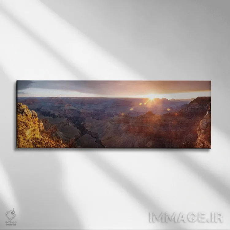 تابلو دکوراتیو Grand Canyon,نقطه ماثر، گرند کنیون - نمای روبهرو روی دیوار