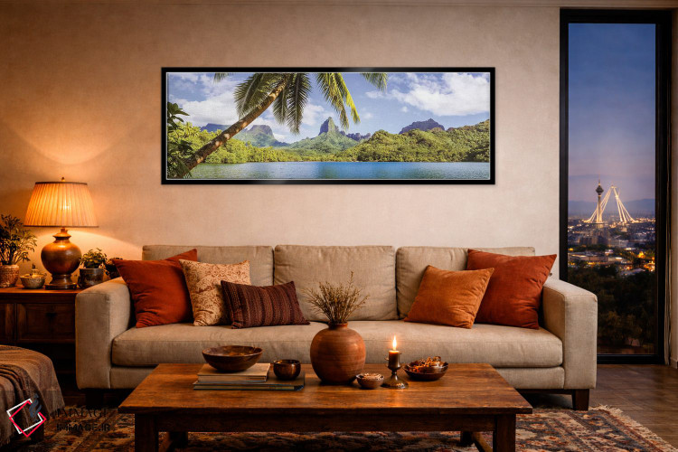 تابلو دکوراتیو French Polynesia,موره آ، پلی نزی فرانسه اثر ماتئو کولومبو - D6B