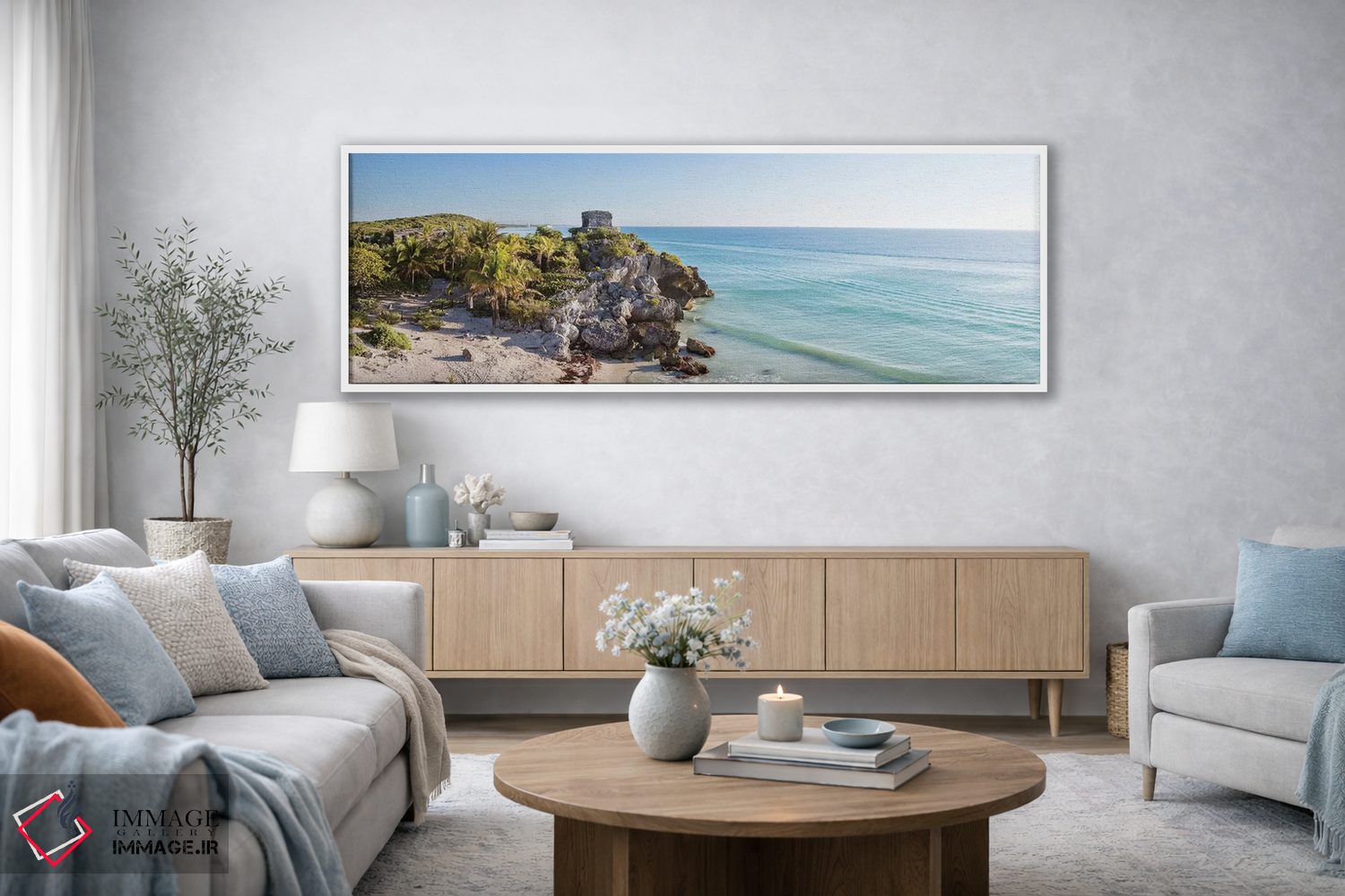 تابلو دکوراتیو Mexico I,ویرانه های تولوم، مکزیک I اثر ماتئو کولومبو - D3W