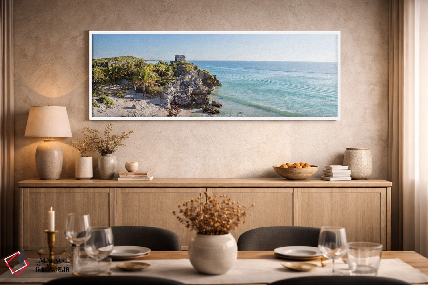 تابلو دکوراتیو Mexico I,ویرانه های تولوم، مکزیک I اثر ماتئو کولومبو - D2W