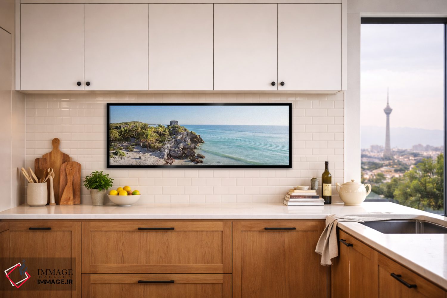 تابلو دکوراتیو Mexico I,ویرانه های تولوم، مکزیک I اثر ماتئو کولومبو - D5B