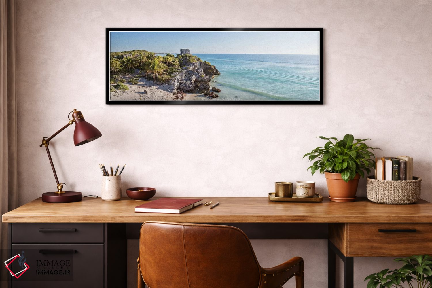 تابلو دکوراتیو Mexico I,ویرانه های تولوم، مکزیک I اثر ماتئو کولومبو - D4B