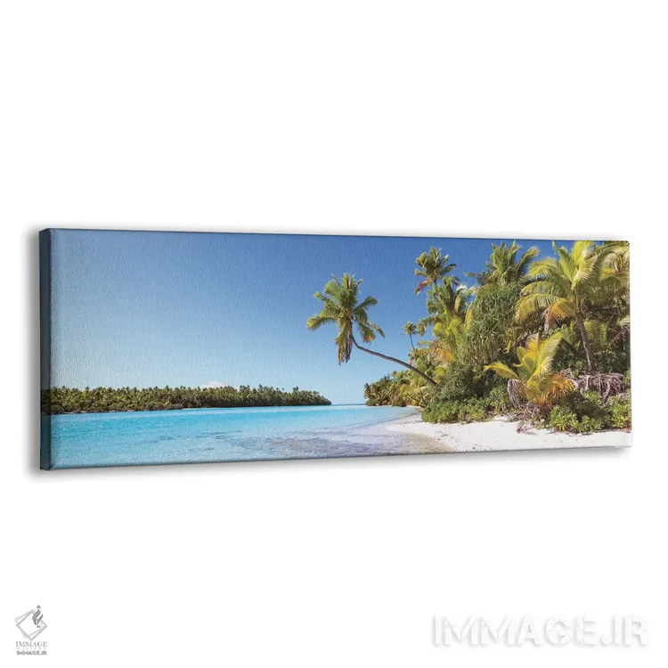 تابلو دکوراتیو Aitutaki, Cook Islands,نمای پانورامای جزیره وان فوت، آیتو… اثر ماتئو کولومبو - نمای پرسپکتیو محصول