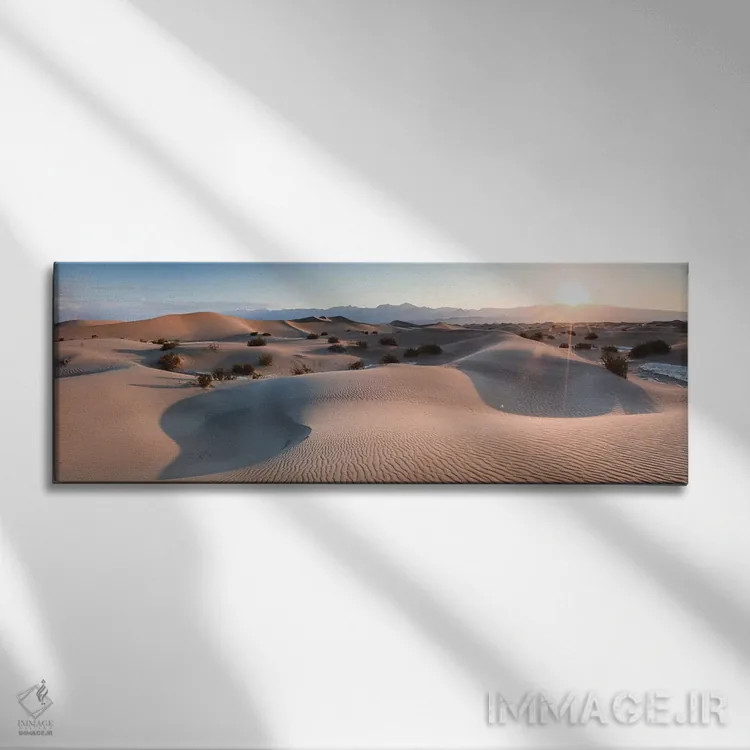 تابلو دکوراتیو Death Valley I,تل ماسه های مسکیت فلت، دره مرگ I اثر ماتئو کولومبو - نمای روبهرو روی دیوار