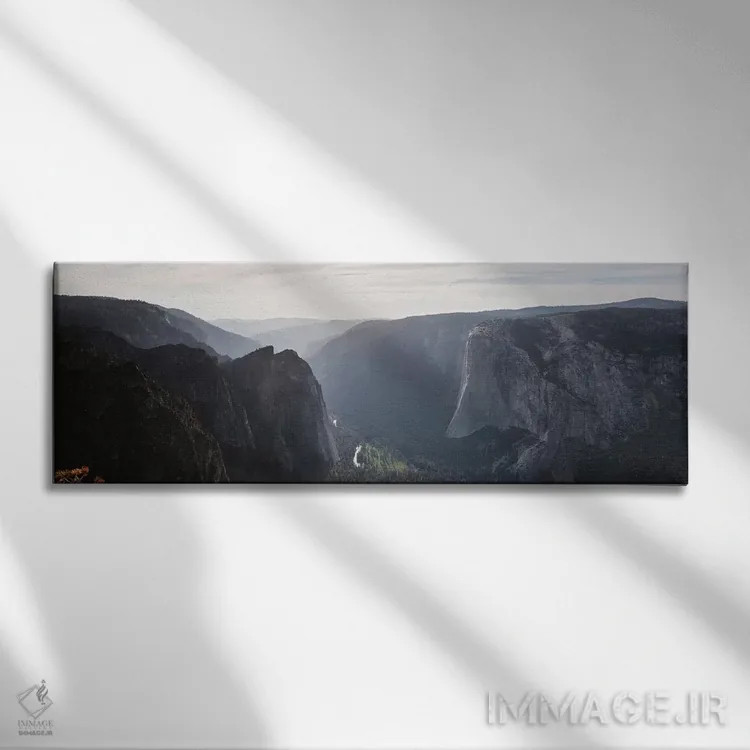 تابلو دکوراتیو Yosemite, USA,پانوراما از نقطه تفت، یوسیمیتی، آمریکا اثر ماتئو کولومبو - نمای روبهرو روی دیوار