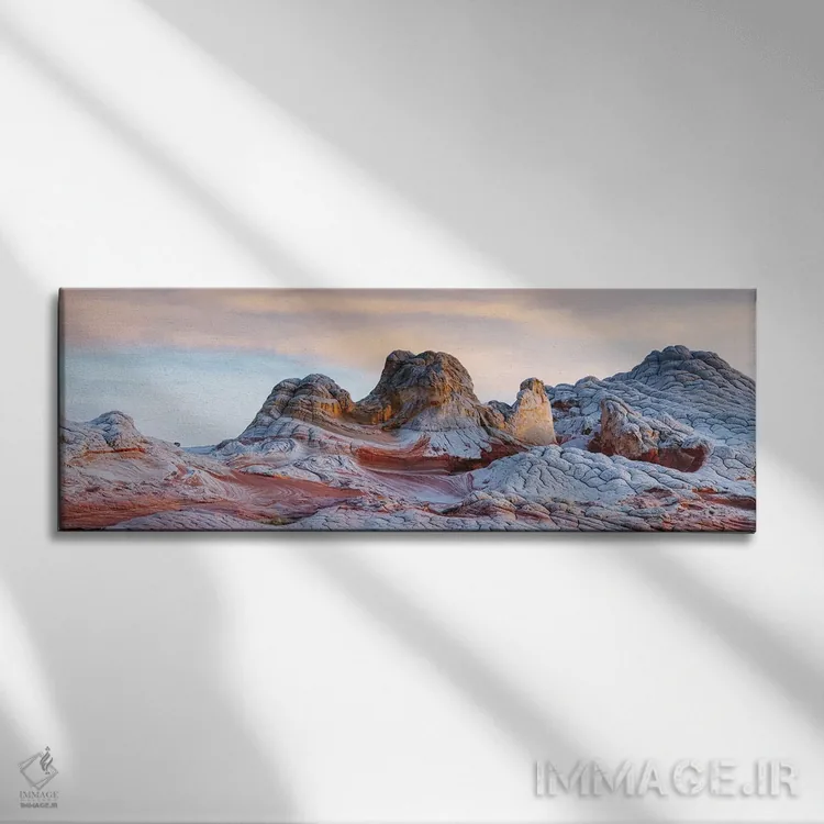 تابلو دکوراتیو Arizona,غروب بر صخره های ورمیلیون، آریزونا اثر ماتئو کولومبو - نمای روبهرو روی دیوار