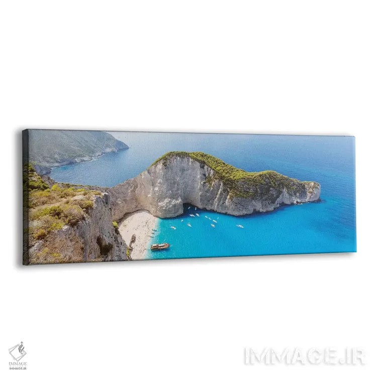 تابلو دکوراتیو تابستان در یونان اثر ماتئو کولومبو - نمای پرسپکتیو محصول