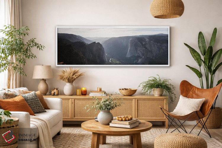 تابلو دکوراتیو Yosemite, USA,پانوراما از نقطه تفت، یوسیمیتی، آمریکا اثر ماتئو کولومبو - D4W