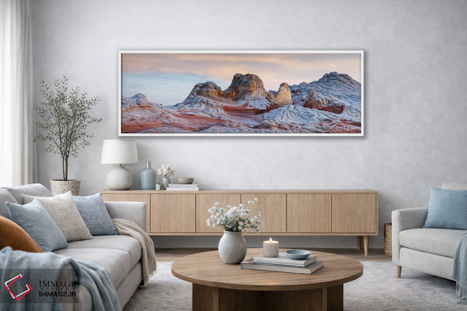 تابلو دکوراتیو Arizona,غروب بر صخره های ورمیلیون، آریزونا اثر ماتئو کولومبو - D4W