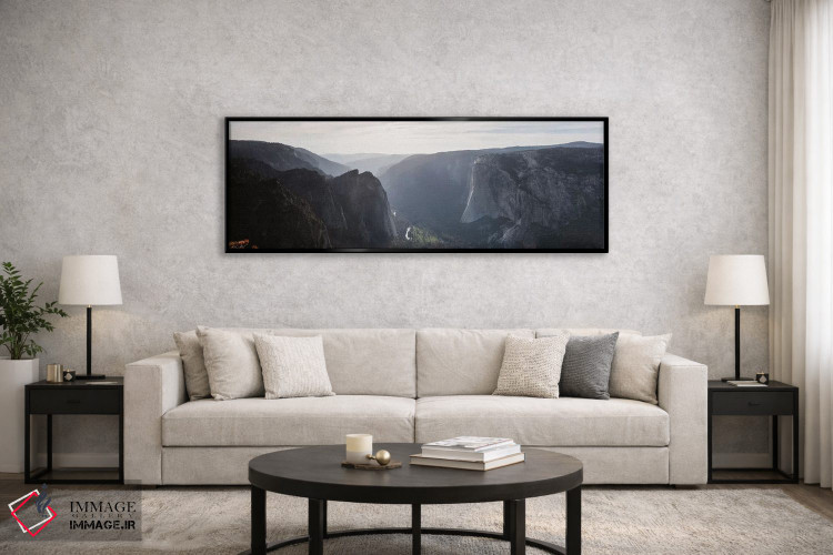 تابلو دکوراتیو Yosemite, USA,پانوراما از نقطه تفت، یوسیمیتی، آمریکا اثر ماتئو کولومبو - D6B