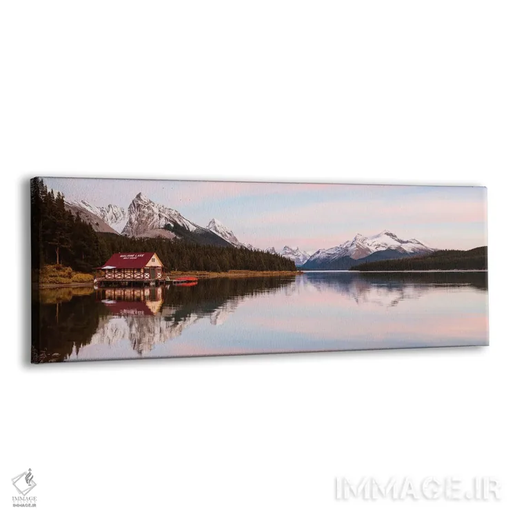 تابلو دکوراتیو منظره پانوراما دریاچه مالین اثر ماتئو کولومبو - نمای پرسپکتیو محصول