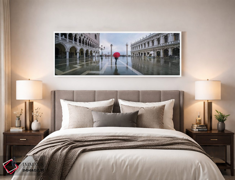 تابلو دکوراتیو زن در ونیز اثر ماتئو کولومبو - D4W
