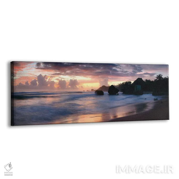 تابلو دکوراتیو Barbados,ساحل بثشیبا، باربادوس اثر ماتئو کولومبو - نمای پرسپکتیو محصول