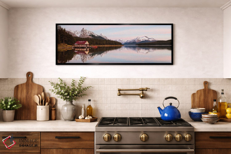تابلو دکوراتیو منظره پانوراما دریاچه مالین اثر ماتئو کولومبو - D2B