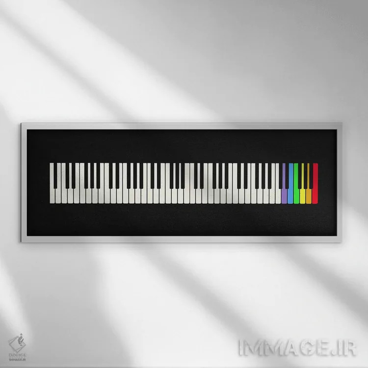 تابلو دکوراتیو پیش درآمد اثر توبیاس فونسه کا - نمای قابدار سفید