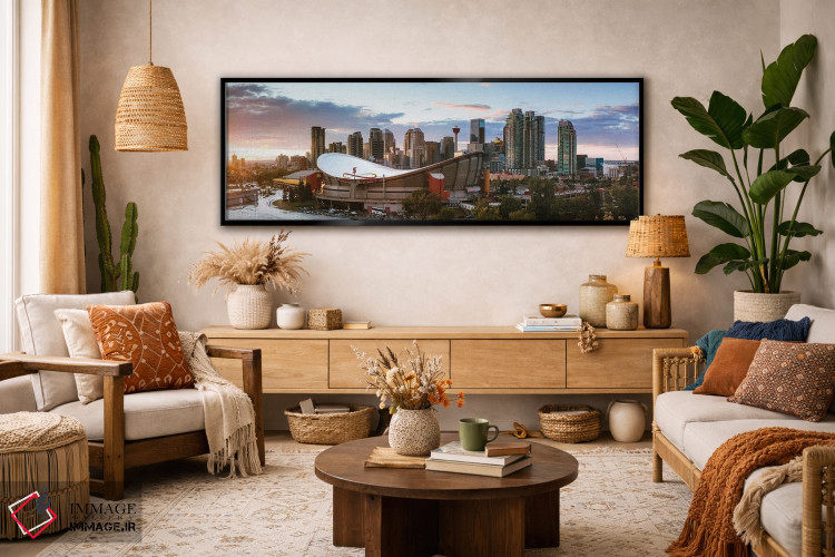 تابلو دکوراتیو غروب در کلگری I اثر ماتئو کولومبو - D3B