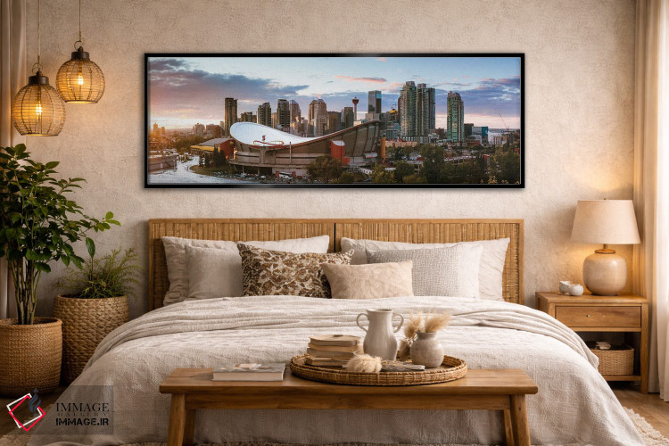 تابلو دکوراتیو غروب در کلگری I اثر ماتئو کولومبو - D5B