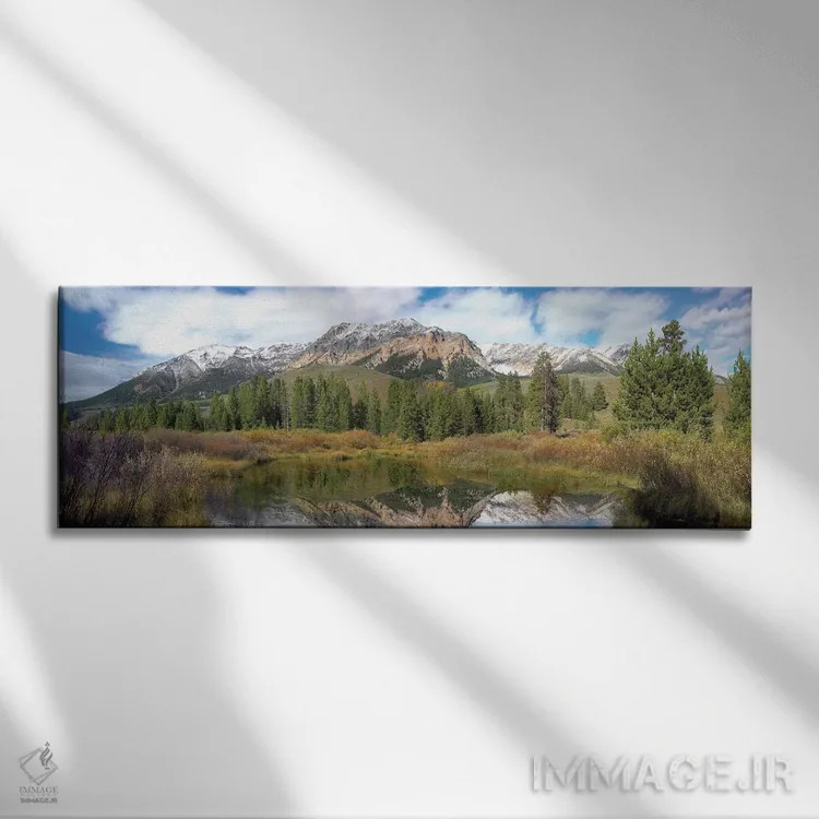 تابلو دکوراتیو Boulder Mountains, Idaho,قله ایزلی، کوه های بولدر، آیداهو اثر تیم فیتزهریس - نمای روبهرو روی دیوار