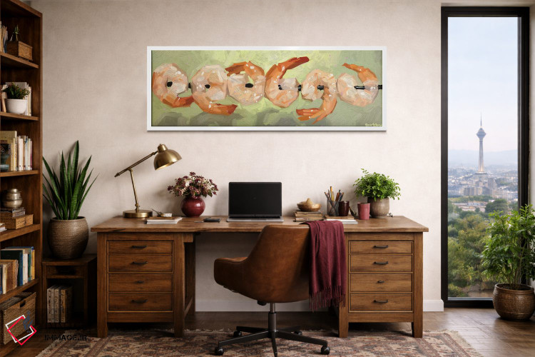 تابلو دکوراتیو میگوهای رقصان اثر تدی پارکر - D1W