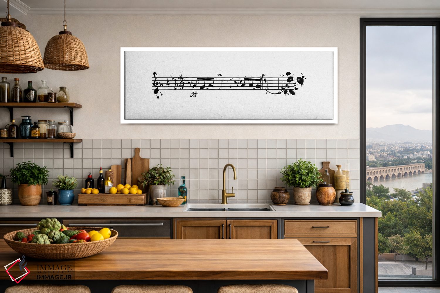 تابلو دکوراتیو سمفونی پنجم پاندوون اثر توبیاس فونسه کا - D3W