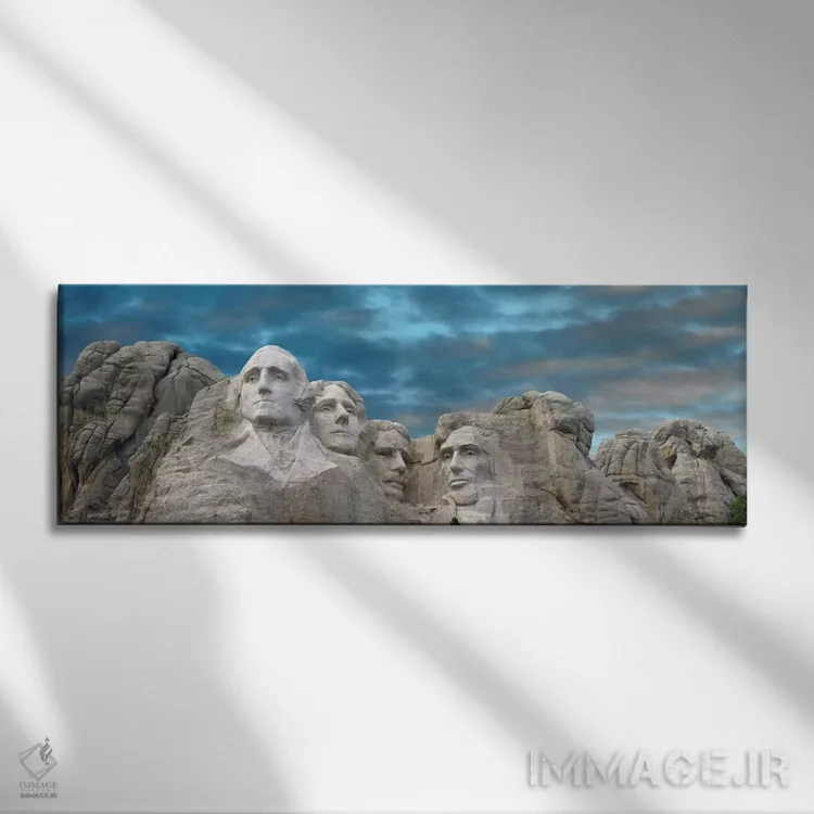 تابلو دکوراتیو South Dakota II,بنای یادبود ملی کوه راشمور نزدیک کی استون… اثر تیم فیتزهریس - نمای روبهرو روی دیوار