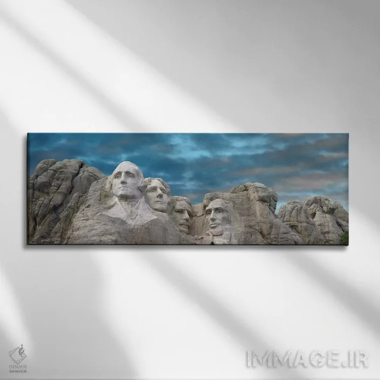 تابلو دکوراتیو South Dakota II,بنای یادبود ملی کوه راشمور نزدیک کی استون… اثر تیم فیتزهریس - نمای روبهرو روی دیوار