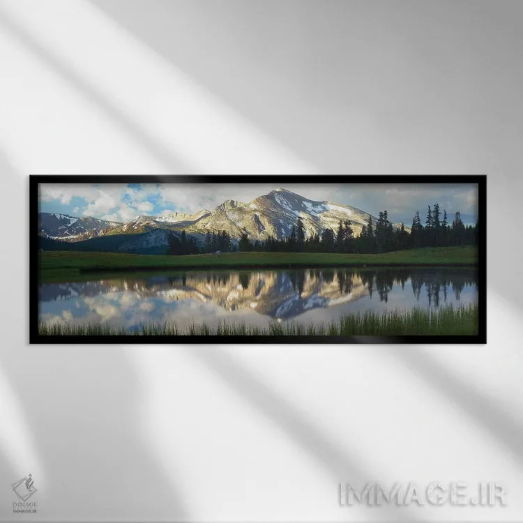 تابلو دکوراتیو Upper Dana Meadow, Yosemite National Park, California,پانو… اثر تیم فیتزهریس - نمای قابدار مشکی