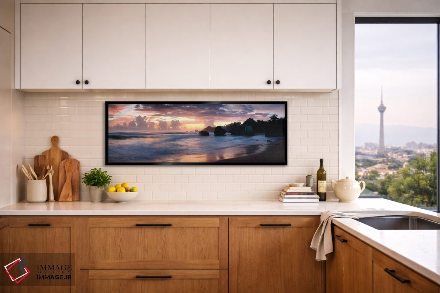 تابلو دکوراتیو Barbados,ساحل بثشیبا، باربادوس اثر ماتئو کولومبو - D6B