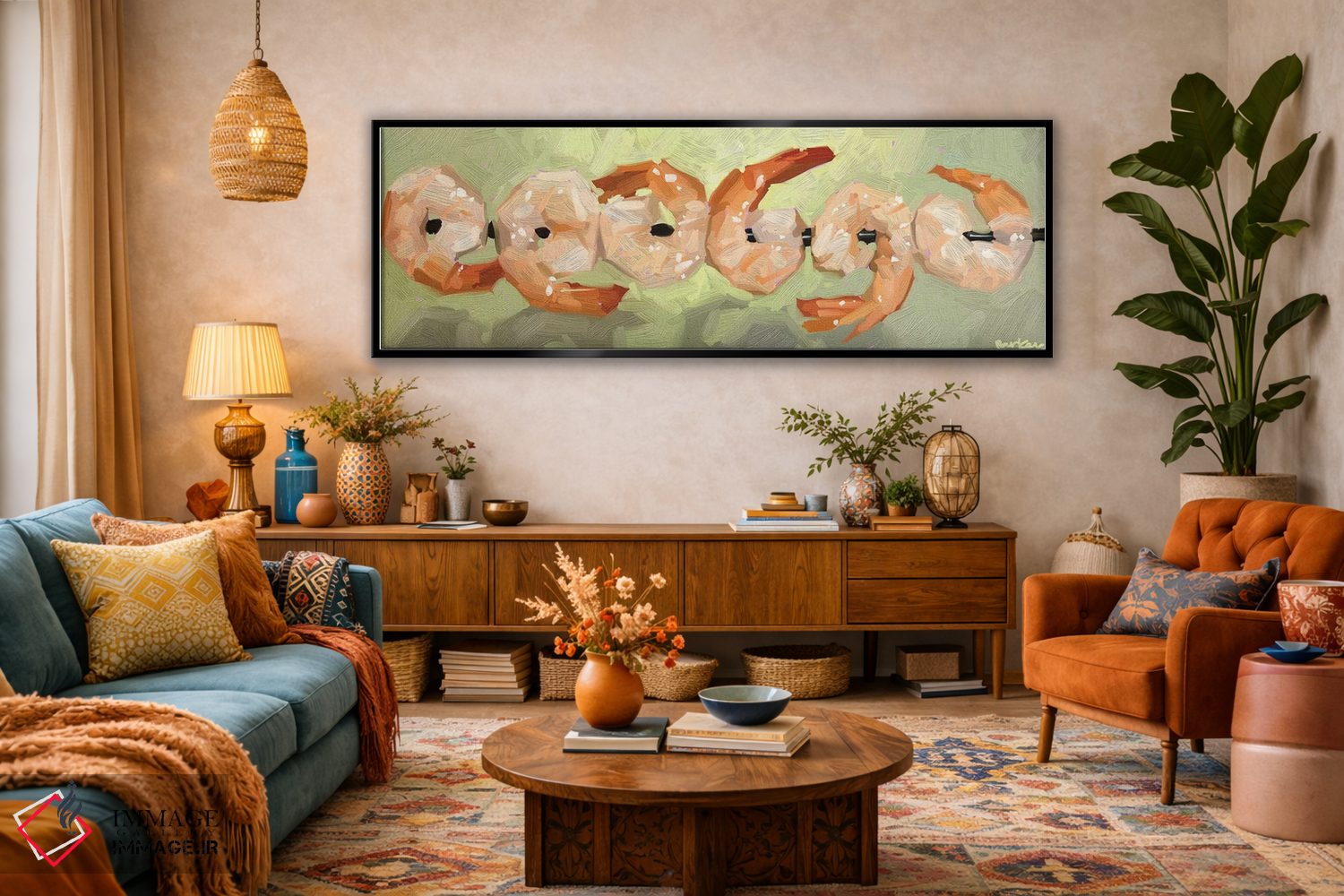 تابلو دکوراتیو میگوهای رقصان اثر تدی پارکر - D5B