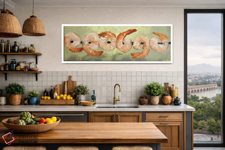 تابلو دکوراتیو میگوهای رقصان اثر تدی پارکر - D4W