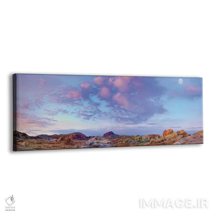 تابلو دکوراتیو Valley Of Fire State Park, Mojave Desert, Nevada,نمای پانو… اثر تیم فیتزهریس - نمای پرسپکتیو محصول