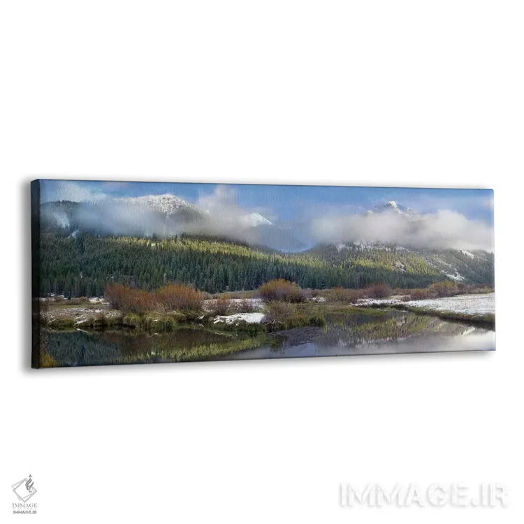 تابلو دکوراتیو Idaho,نمای پانورامای کوهستان پایونیر، آیداهو اثر تیم فیتزهریس - نمای پرسپکتیو محصول