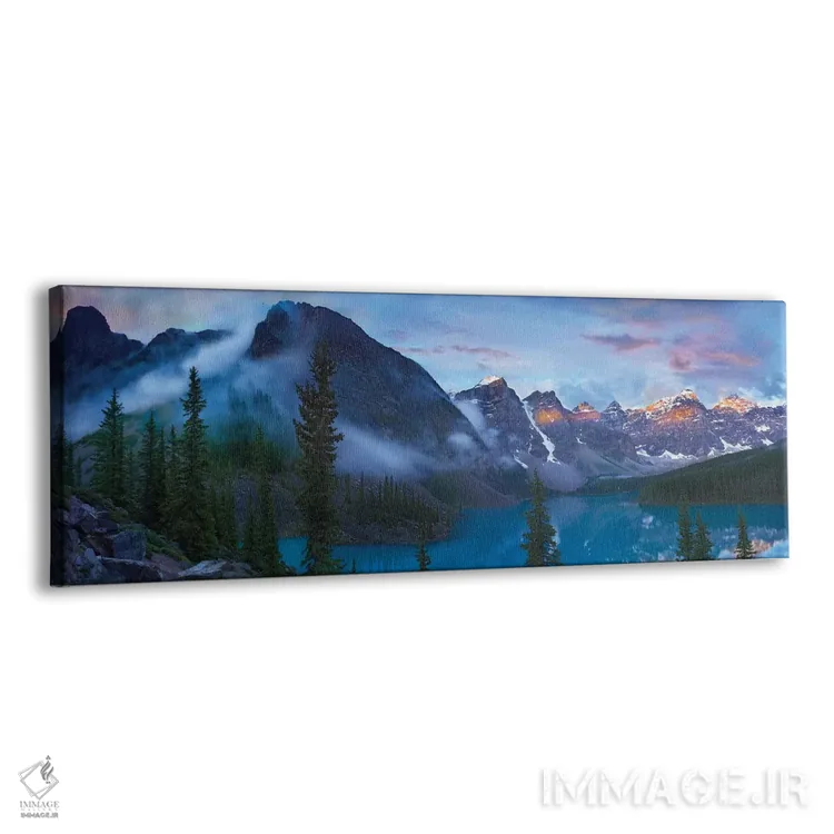 تابلو دکوراتیو Valley Of Ten Peaks, Banff National Park, Alberta, Canada… اثر تیم فیتزهریس - نمای پرسپکتیو محصول